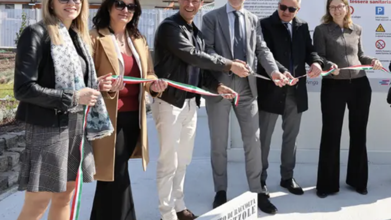 Inaugurazione centro raccolta